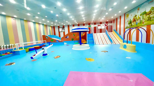 建阳儿童软体水上乐园甘肃案例客户图